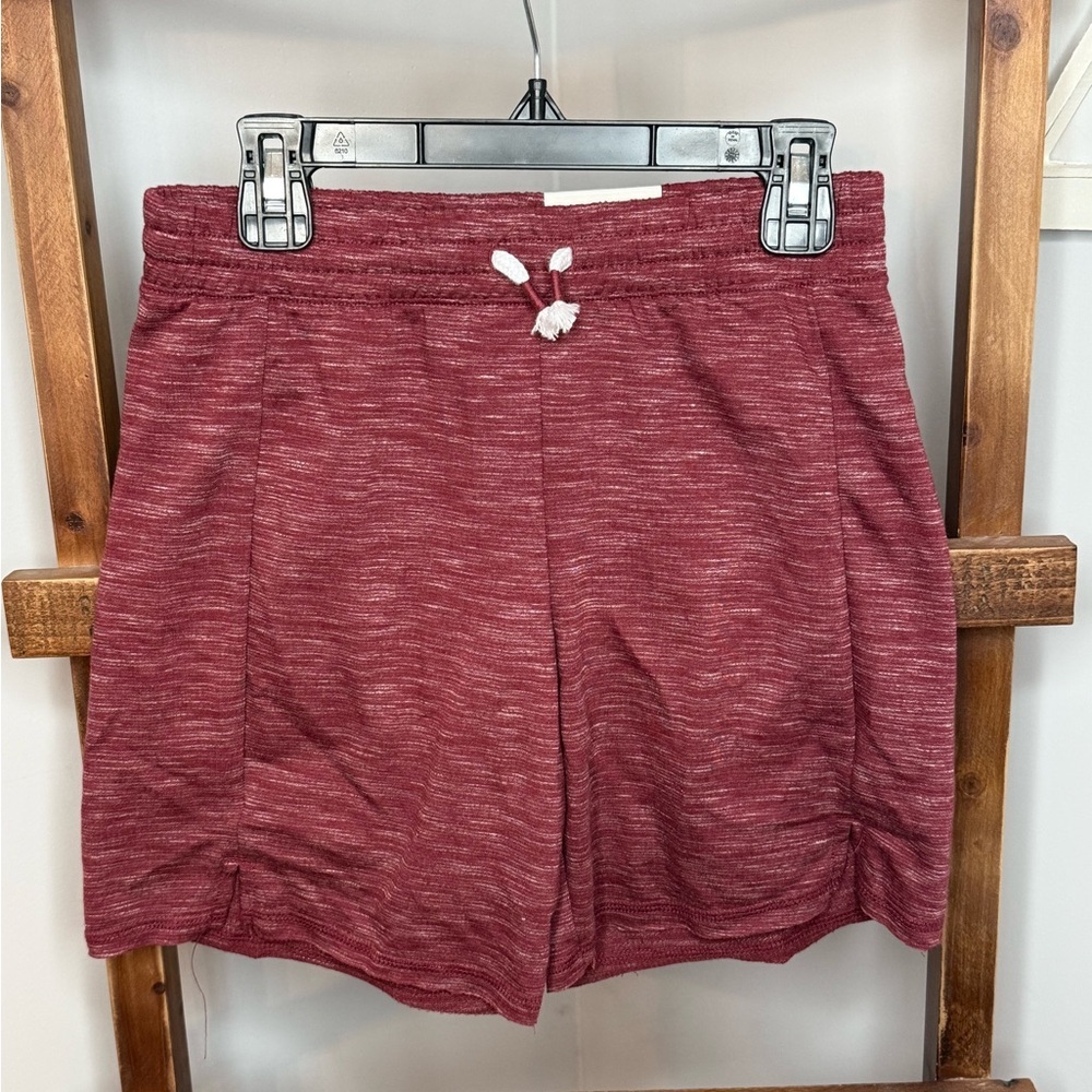 SO Red Shorts with Wide Elastic Waistband and Drawstring